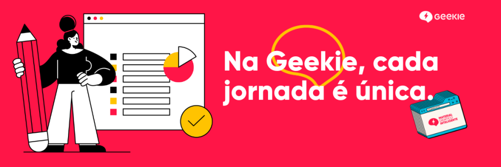 Seja parceiro da Geekie