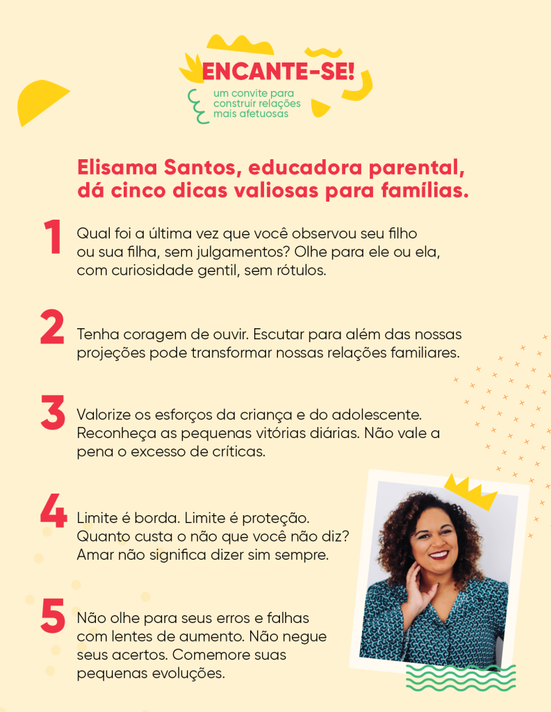 Confira dicas da Elisama Santos para estreitar as conexões familiares.