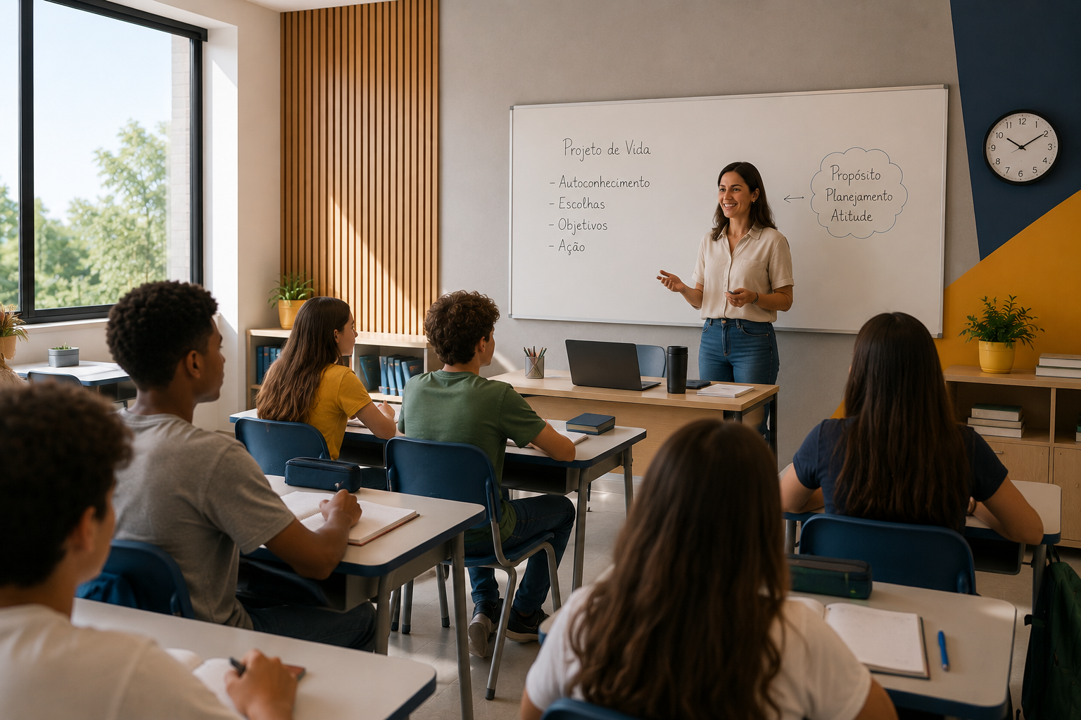 Escola que conta com um parceiro educacional de qualidade